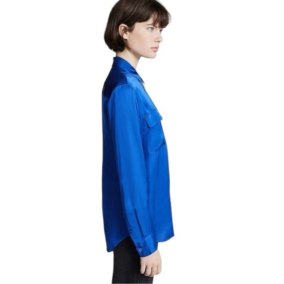 Equipment satin long sleeve shirt - Picture 2 of 8